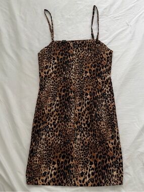 Cheetah Print Dress